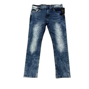 NWT Marc Ecko Cut & Sew Stretch Flex Skinny Fit Jeans Men's Size 34 x 30